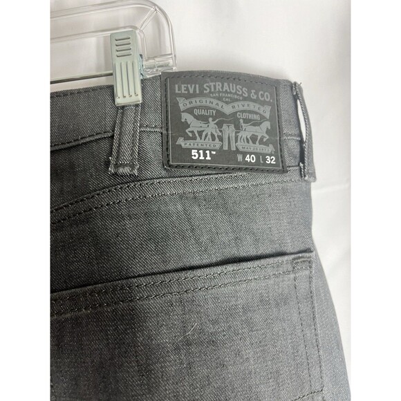 Levi’s 511 Men’s Jeans Straight Gray 40X32 - Picture 3 of 11